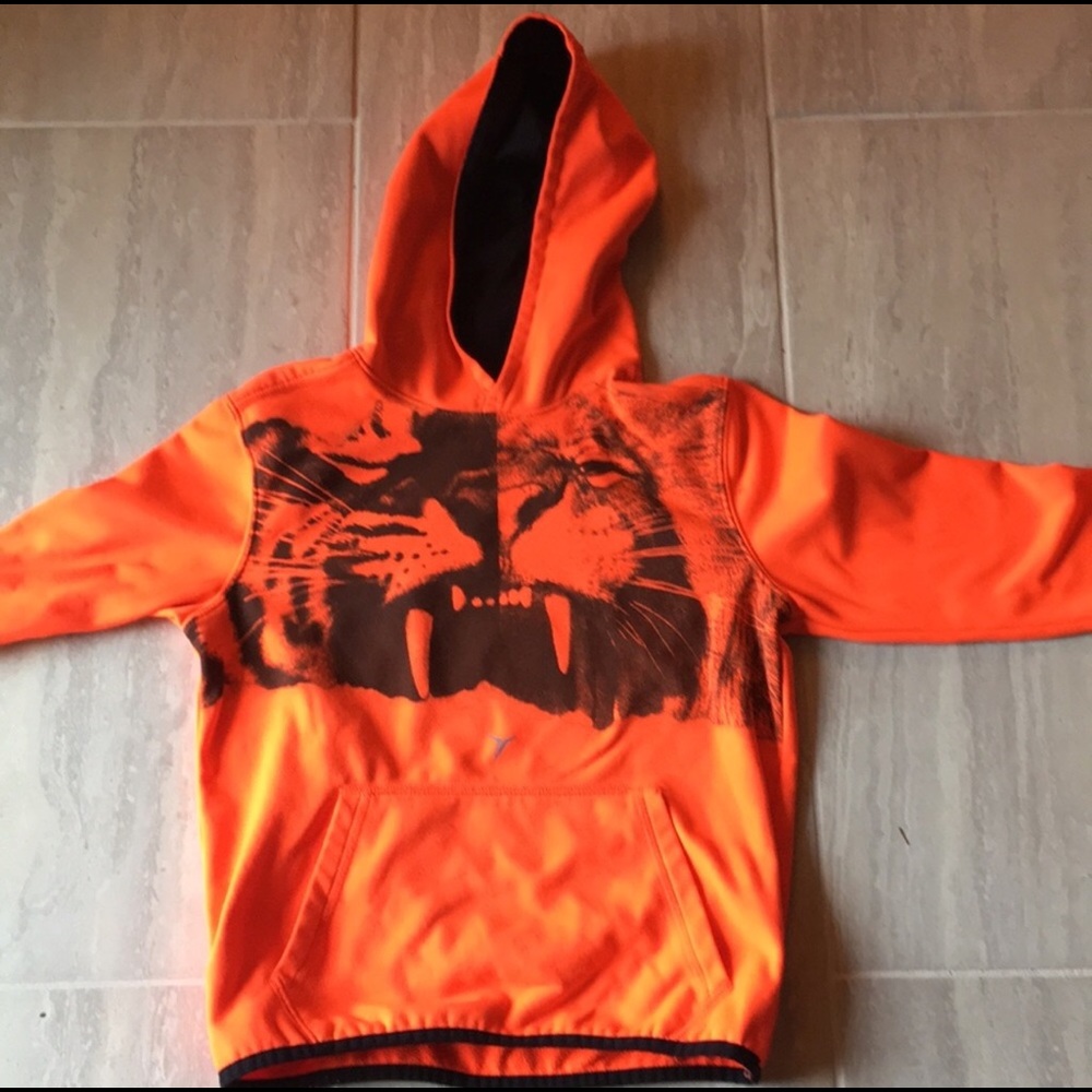 Old Navy Active Go-Dry Tiger Boys Hoodie (Sz. 6-7)